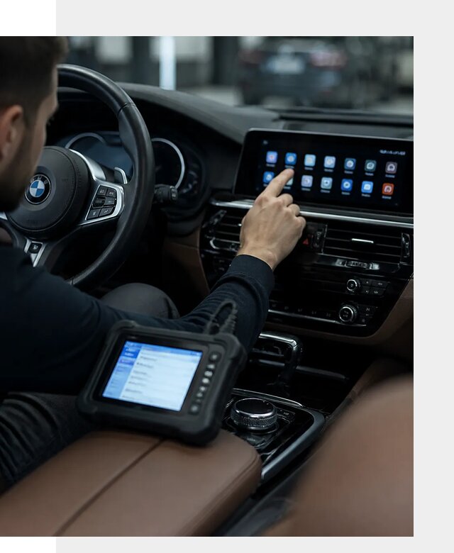 Установка приложений и мультимедиа сервисов BMW в Людинове