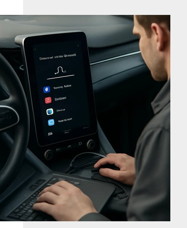 Установка приложений Lynk Co на автомобиль в Людинове